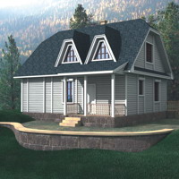 Проект коттеджа 10-24 — дерево, 134 м²