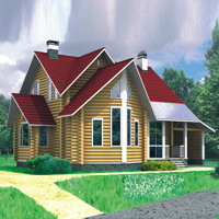 Проект коттеджа 10-25 — дерево, 162.9 м²