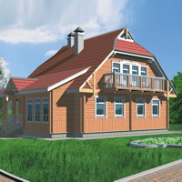 Проект коттеджа 10-29 — дерево, 160 м²
