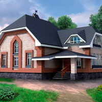 Проект коттеджа 10-37 — дерево, 128 м²