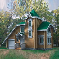 Проект коттеджа 10-58 — дерево, 77.7 м²