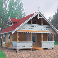 Проект коттеджа 10-59 — дерево, 76.1 м²