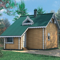Проект коттеджа 10-79 — дерево, 92.4 м²