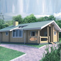 Проект коттеджа 10-89 — дерево, 49.9 м²