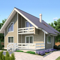 Проект коттеджа 11-44 — дерево, 148.7 м²