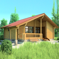 Проект коттеджа 11-82 — дерево, 48.8 м²