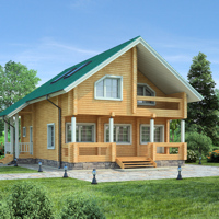 Проект коттеджа 11-86 — дерево, 228.5 м²