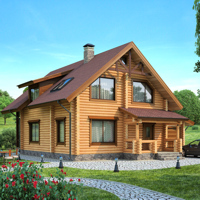 Проект коттеджа 11-88 — дерево, 145.3 м²
