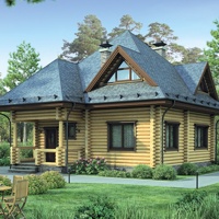 Проект коттеджа 12-22 — дерево, 126.9 м²
