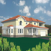 Проект коттеджа 30-60 — кирпич, 443.9 м²
