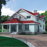 Проект коттеджа 31-06 — кирпич, 215 м²