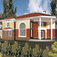Проект коттеджа 31-07 — пено-бетон, 467 м²