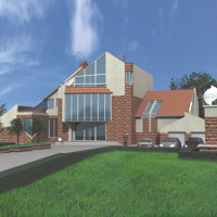 Проект коттеджа 31-28 — кирпич, 534 м²