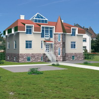Проект коттеджа 31-36 — кирпич, 550 м²