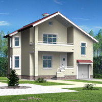 Проект коттеджа 31-45 — кирпич, 184.4 м²