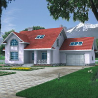 Проект коттеджа 31-66 — кирпич, 240 м²