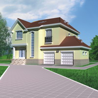 Проект коттеджа 31-75 — кирпич, 590.9 м²