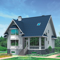 Проект коттеджа 31-90 — кирпич, 253.3 м²