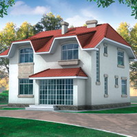 Проект коттеджа 32-35 — кирпич, 160.7 м²