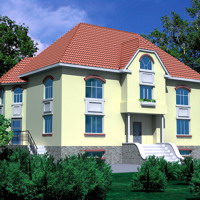 Проект коттеджа 32-49 — кирпич, 312.1 м²