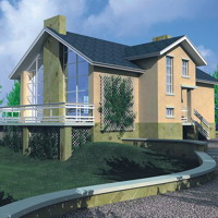 Проект коттеджа 32-51 — кирпич, 187.3 м²