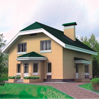 Проект коттеджа 32-89 — кирпич, 167 м²