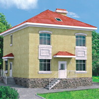 Проект коттеджа 33-17 — кирпич, 131.4 м²