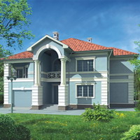 Проект коттеджа 33-67 — кирпич, 300 м²