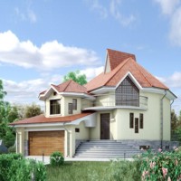 Проект коттеджа 34-37 — кирпич, 346.1 м²