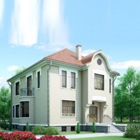 Проект коттеджа 34-80 — кирпич, 395.4 м²