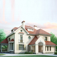 Проект коттеджа 35-09 — кирпич, 480 м²