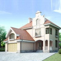 Проект коттеджа 35-13 — кирпич, 347 м²
