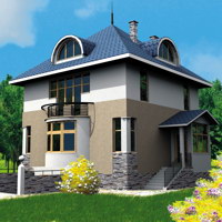 Проект коттеджа 50-04 — газо-бетон, 298.7 м²