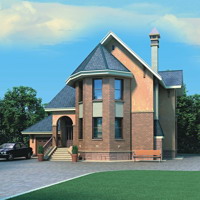 Проект коттеджа 51-26 — газо-бетон, 168.2 м²