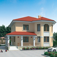 Проект коттеджа 53-30 — газо-бетон, 170.1 м²