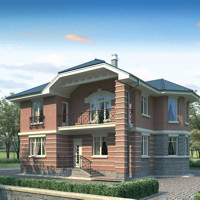 Проект коттеджа 53-31 — газо-бетон, 178 м²