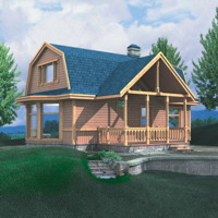 Проект коттеджа 70-05 — каркас, 95.8 м²