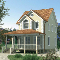 Проект коттеджа 71-07 — кирпич, 124 м²