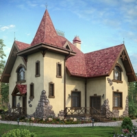 Проект коттеджа 73-32 — кирпич, 172.4 м²